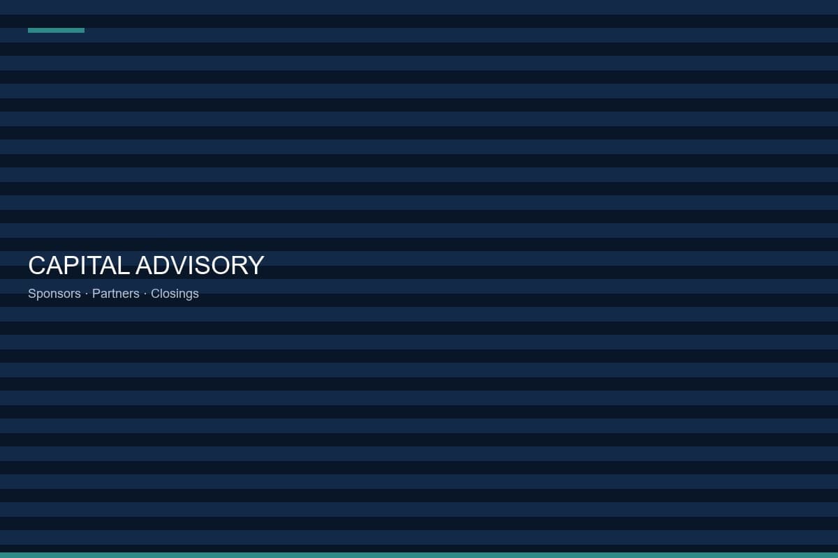 Capital advisory meeting — Ordeg Capital institutional process